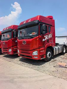 Camion tracteur diesel FAW Jiefang 6x4 d'occasion, moteur Weichai 420, suspension pneumatique, caméra arrière, remorque plateau basse haute performance 351-450 CV Euro - Product Image 6