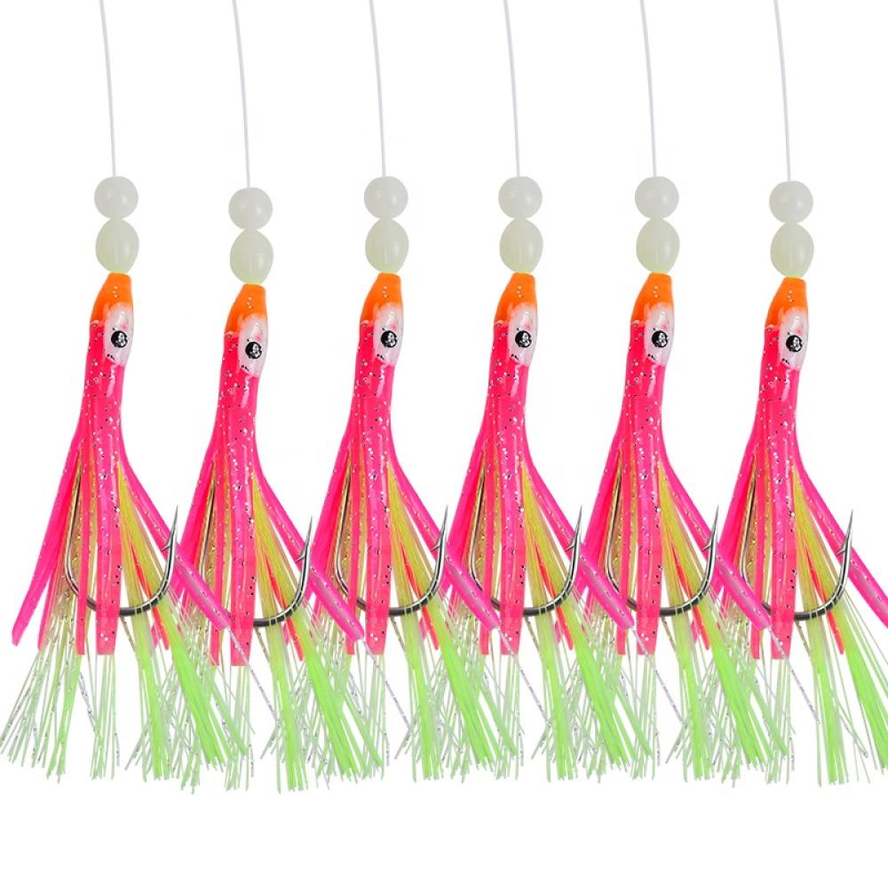 bionic fish hook Fish Mackerel Boat Fishing Big Object Bionic Fish Hook White Sword Fish  Hook Fishing Group Bait| Alibaba.com