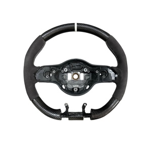 Volante Deportivo de Fibra de Carbono Auténtica con Cuero para Mercedes-Benz Clase C 2018-2020 G63 E S Cls Gle Glc W213 C63 W205 GT - Product Image 1