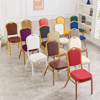 Kommerzieller Hotel-Esszimmerstuhl mit Weichpolsterung, Modernem Design, Robustem Aluminiumrahmen, Stapelbar für Bankett, Café, Park und Apartment-Nutzung