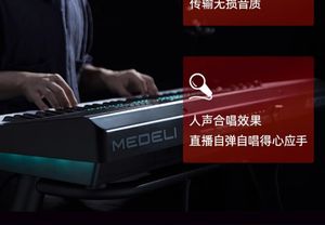 Cina originale 61 tasti tastiera elettronica pianoforte tastiera Medeli Akx10 tastiera pianoforte - Product Image 4
