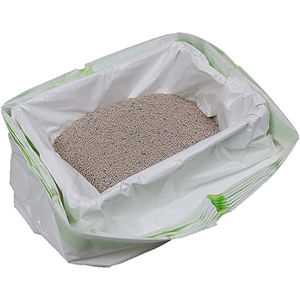 उच्च गुणवत्ता वाले डिस्पोजेबल पर्यावरण अनुकूल बिल्ली कूड़े का डिब्बा लाइनर घरेलू मकई स्टार्च बिल्ली कूड़े का थैला कम्पोस्टेबल बिल्ली कूड़े का लाइनर - Product Image 5