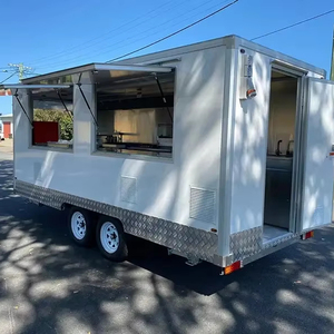 Tricycle mobile de vente de nourriture HUILING en acier inoxydable et aluminium, alimenté par batterie, résistant à la rouille, à 4 roues, avec auvent, <span class=keywords><strong>multi</strong></span>-<span class=keywords><strong>cuisson</strong></span> - Product Image 1