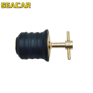 Seacar Scupper Plug 1.25 Inch Brass Rubber Expansion <b>Stopper</b> Marine Boat Hardware - Product Image 3
