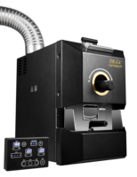 Machine à torréfier le café automatique 500g en acier inoxydable à contrôle numérique, sans fumée, à flamme directe, électrique, pour usage commercial et domestique