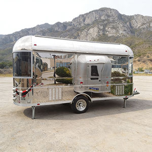 Chariot alimentaire mobile léger et robuste avec armoire de rangement pour marché, campus, communauté, petite entreprise de snacks et de boissons - Product Image 4