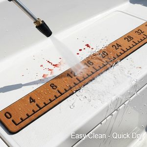 Ruban de mesure de pêche auto-adhésif en EVA de 40 pouces, étanche, pour bateau, kayak, bateau à moteur, quai, accessoires marins - Product Image 5