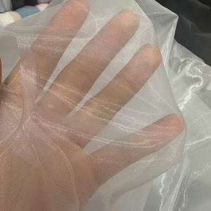 Ткань из полиэстера 80 меш, тонкая, жесткая, легкая, для дизайнерских платьев и многослойных образов - Product Image 4