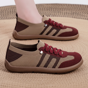 Scarpe da donna stile retrò Deokhun da passeggio giglio di cotone Non tessuto scarpe Casual con Base morbida resistente ai piedi - Product Image 1