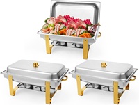 Bestseller Jasonlon JCL433-1 Buffet Speisenwärmer Edelstahl Hotel Chafing Dish Catering-Ausrüstung Rechteckiger Klapprahmen Alkoholbetrieben