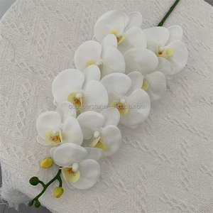 B-865 Orquídeas <span class=keywords><strong>Artificiales</strong></span> de Látex al Tacto Real, Color Blanco, para Centros de Mesa de Boda, Arco Decorativo, Venta al Por Mayor - Product Image 5