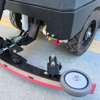 Robot de nettoyage d'entrepôt, robot de nettoyage de carrelage, machine de lavage de sol avec raclette et balai brosse