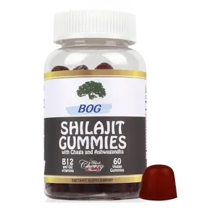 OEM/ODM Shilajit Gummies (60 штук)-сделанные из чистой органической смолы хималаян шиладжит-источник натуральной фульвовой и гуминовой кислоты