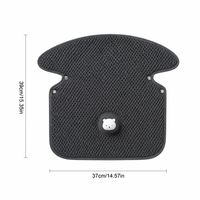 Coussin de siège de poussette pour enfants, doux, en soie glacée 3D, respirant, rafraîchissant, universel, pliable