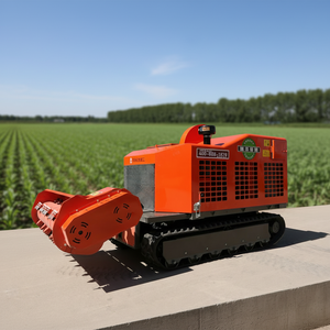 Heavy Duty 93l Fuel Tank 50hp Diesel Rc Tracked <b>Brush</b> Cutter with Remote Control for Commercial Farm <b>Vegetation</b> 5000mm Cutting - Product Image 6