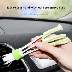 Brosse de nettoyage intérieure pour fentes de climatiseur de voiture en plastique, outil anti-poussière - Product Image 2