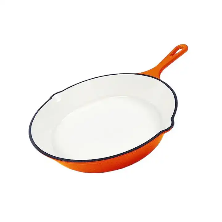 kitchen cookware metal handle enamel cast