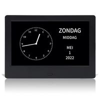 Tablette Android noire de 7 pouces écran tactile intelligent calendrier familial Google cadre Photo numérique interactif MP3 Audio AVI Format vidéo