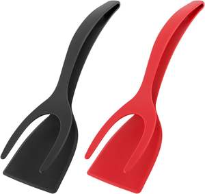 Espátula y Pinza 2 en 1 para Voltear Huevos, Espátula Multiusos Antiadherente para Pan, Pescado, Panqueques y Tostadas - Product Image 6