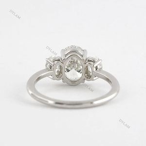 Dylam Emstone Jewelry Seal Blank Setting Diamond <b>Rings</b> Unisex Black Onyx Base Purple Real Bel <b>Turquoise</b> Silver <b>Ring</b> - Product Image 3