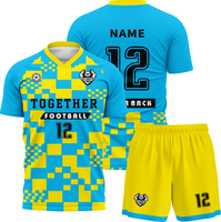 Maillots de football personnalisés en gros directement de l'usine, séchage rapide, 100% polyester, uniformes de football, réductions en gros pour les équipes et les clubs
