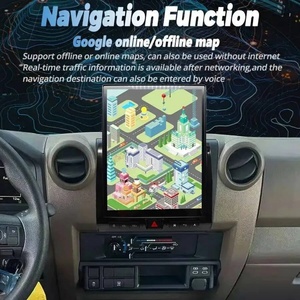 Écran multimédia de voiture Android 12 pouces pour Toyota Land Cruiser LC70 LC75 LC76 2007-2023, navigation GPS, Carplay, Auto 4G WIFI - Product Image 6