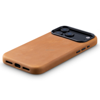Étui de téléphone en cuir véritable Crazy Horse de luxe pour iPhone 17 Pro Max |   Coque magnétique antichoc, avec anneau magnétique intégré