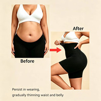 Shorts gainants taille haute sans couture pour femme, du S au XL, effet remonte-fesses, contrôle du ventre, avec armatures en acier à mémoire de forme, en nylon, amincissant, doux et confortable