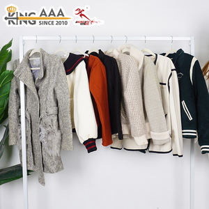 Chaqueta Corta de Lana con <span class=keywords><strong>Detalles</strong></span> KingAAA para Mujer, Ropa Usada, Abrigo Corto de Tweed Vintage para Mujer, Ropa de Invierno Informal y Utilitaria Retro - Product Image 1