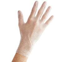 Boîte de 100 gants en vinyle sans poudre, sans latex, jetables, pour le nettoyage et la manipulation des aliments