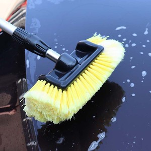 Nouvelle <span class=keywords><strong>brosse</strong></span> télescopique en aluminium à poils souples pour <span class=keywords><strong>lavage</strong></span> de <span class=keywords><strong>voiture</strong></span> <span class=keywords><strong>avec</strong></span> fonction de circulation d'eau pour le nettoyage - Product Image 5