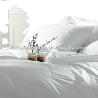 Linge de lit jetable blanc uni pour hôpital et couettes de lit