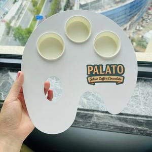 <span class=keywords><strong>Internet</strong></span> người nổi tiếng cốc giấy cho mini Ice Cream Cone với antidrip khay Ice Cream Palette chủ thẻ đĩa tùy chỉnh - Product Image 4