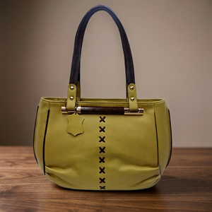 Nouveauté, dernier style, pochette pour femme en cuir véritable durable, imperméable, avec fermeture éclair, BS INTERNATIONAL, capacité 3L+, pour les voyages d'affaires - Product Image 5