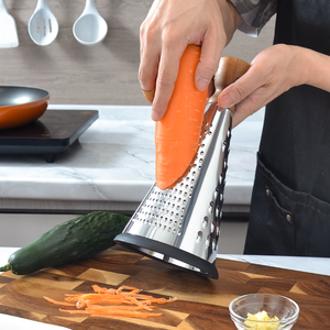 <span class=keywords><strong>Râpe</strong></span> <span class=keywords><strong>à</strong></span> fromage et rasoir <span class=keywords><strong>à</strong></span> chocolat en acier inoxydable rotatif manuel professionnel-Outil de cuisine pour la cuisson, la pizza, le décor de dessert - Product Image 5