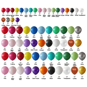 2024 yeni 12-inch high-end yeni stil lateks balon doğum günü düğün parti renkli mat balonlar