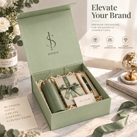 Boîtes cadeaux rigides en carton pliables avec logo personnalisé, fermeture magnétique et doublure personnalisable pour coffret cadeau d'entreprise