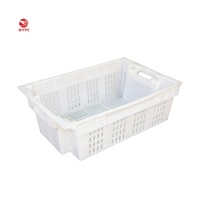 Boîte de poissons en plastique empilable et robuste, conteneur/plateau de congélation pour plantes à volaille