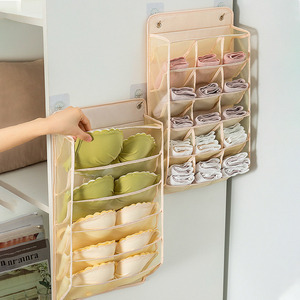 Sac de rangement suspendu pour armoire, pour sous-vêtements, culottes, chaussettes, organiseur de placard, organiseur de vêtements, cravates, foulards, chaussettes - Product Image 4