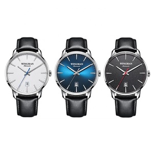 Movimiento de Reloj Automático NH35, Acero Inoxidable 316L, Cristal de Zafiro, 5 ATM Impermeable, Relojes de Hombre de Cuero Genuino - Product Image 2