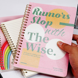 Cuaderno Personalizado con Espiral, Diseño Personalizable, Papel Impreso para Diario Hecho a Mano, Libro de Pegatinas Reutilizables - Product Image 5