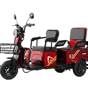 Tricycle électrique Offre Spéciale vélo électrique 3 roues pouvant transporter 3 personnes Tricycle vélo électrique