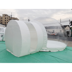 Tienda de campaña hinchable transparente con marco de acero, túnel de entrada para complejo turístico glamping, 5m - Product Image 4