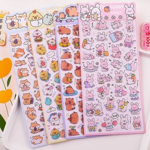 Calcomanías <span class=keywords><strong>de</strong></span> Animales <span class=keywords><strong>de</strong></span> Papel PVC para Planificador, Regalos Promocionales, Diario, Labrador, Búho, León, Rana, Escuela <span class=keywords><strong>de</strong></span> Música - Product Image 5