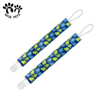 Sangle de chaîne de sucette réglable pour bébé personnalisée écologique Sucette factice ceinture anti-chute jouet anti-perte clip longe de dentition