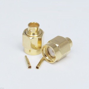 Prise mâle JB3, filetage et broche interne, pour câble semi-flexible/semi-rigide RG402, RG141 G880 - Product Image 1