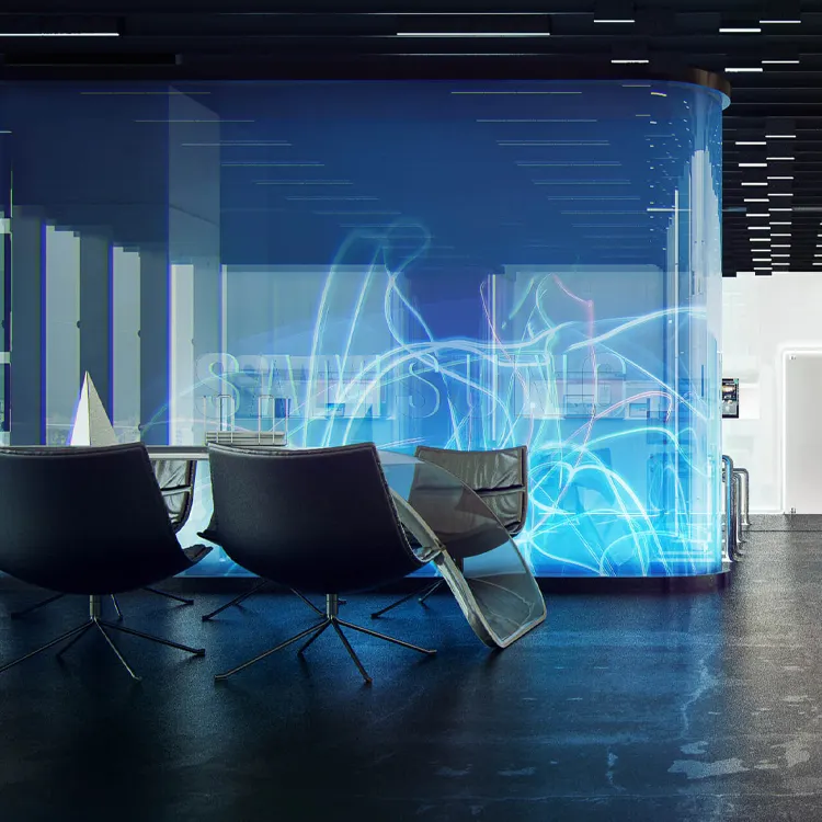 3D quảng cáo trong nhà LED hiển thị LED video HD Panel tường trong nhà Màn hình hiển thị LED