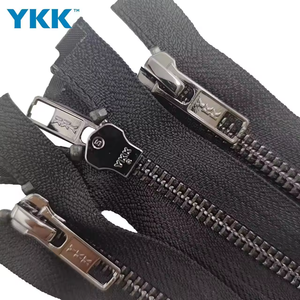 Cho màn hình <span class=keywords><strong>6</strong></span> inch # 5 Khóa kéo tự động bằng đồng thau chắc chắn, đầu mở, có đầu đóng, màu đen vàng kim loại dùng cho túi xách, quần áo, giày dép - Product Image 2