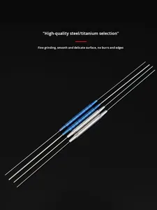 Probe Lakrimal Oftalmik Baja Tahan Karat Jarum Berujung Ganda Lubang Jarum Drainase Lakrimal Jarum Irigasi Bedah Manual CE - Product Image 4