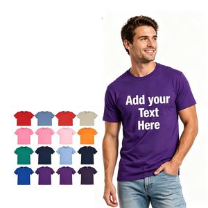 High Quality Print Logo Blank <b>Tshirt</b> Wholesale T Shirt for Promotional Business Team Gift Customized Cotton Men's T-Shirt - Product Image 1